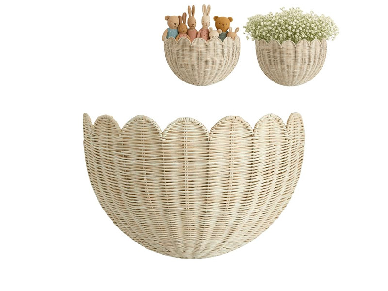 سلال أفريقية ديكور حائطي فني لغرفة النوم بوهو أسود وأبيض للمنزل