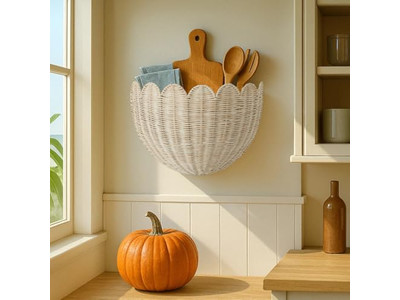 سلال أفريقية ديكور حائطي فني لغرفة النوم بوهو أسود وأبيض للمنزل