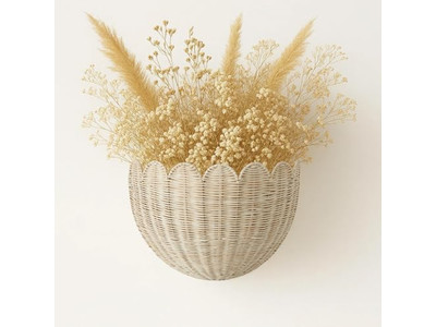 سلال أفريقية ديكور حائطي فني لغرفة النوم بوهو أسود وأبيض للمنزل