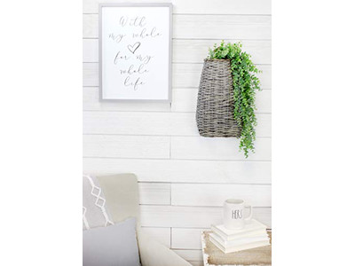 ديكور سلة الحائط بوهو الجميل للمنزل سلال مسطحة للزينة