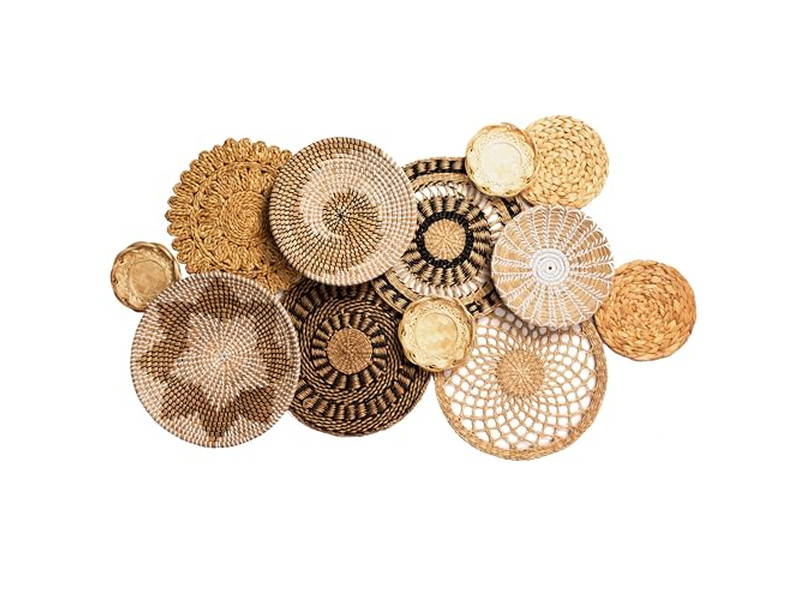 زخارف الشاطئ للمنزل ديكور حائط دائري ملون تصفية رخيصة