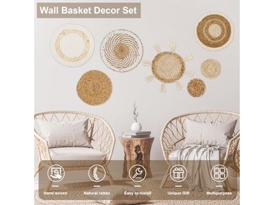 ديكور حائط مزرعة أسود بوهيمي رمادي واحد لغرفة المعيشة