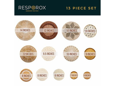 ديكور حائط المطبخ البوهيمي الحديث بأسلوب الجنوب الغربي مجموعة من 12 سلة