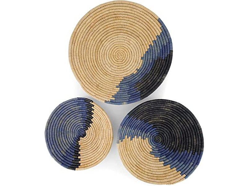 أطباق حائط زخرفية مجموعات حرف يدوية ديكور منزلي