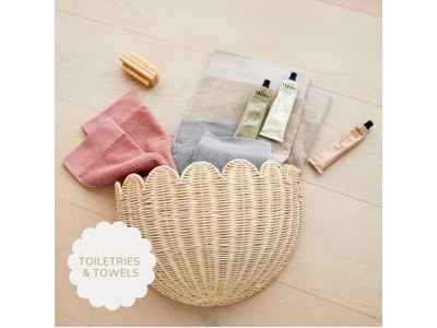 ديكور غرفة طبيعي جمالي للأغراض الصغيرة على الرف للمعيشة البيضاء