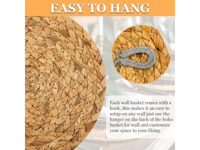 زخارف دائرية للحائط ديكور فني فندقي من الأعشاب البحرية عرض حي إفريقي