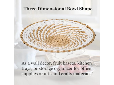 زخارف دائرية للحائط ديكور فني فندقي من الأعشاب البحرية عرض حي إفريقي