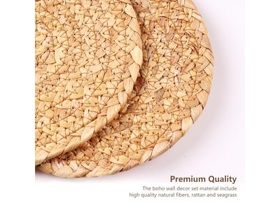 سلال الأعشاب البحرية ديكور حائط معلق مجموعة من 10 سلات