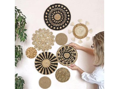 ديكور جنوبي غربي للمنزل معلق جداري استوائي مجموعة من قطعتين فنية