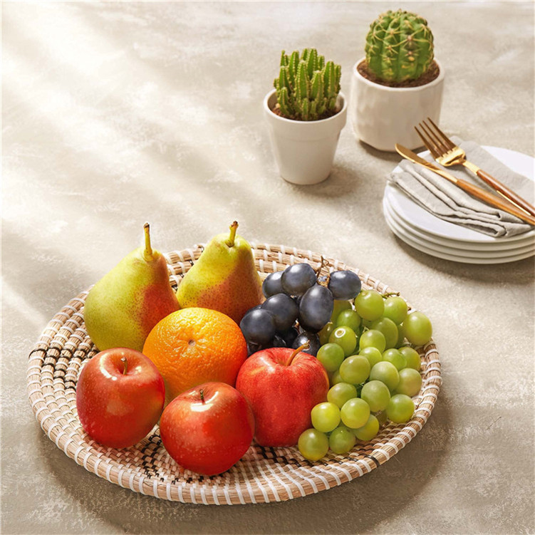 سلة زخرفية دائرية