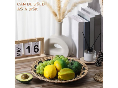 سلة الحائط المنسوجة ديكور المنزل مجموعة سلال بوهيمية معلقة